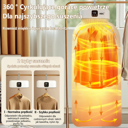 DryBox Pro - Przenośna Suszarka do Ubrań