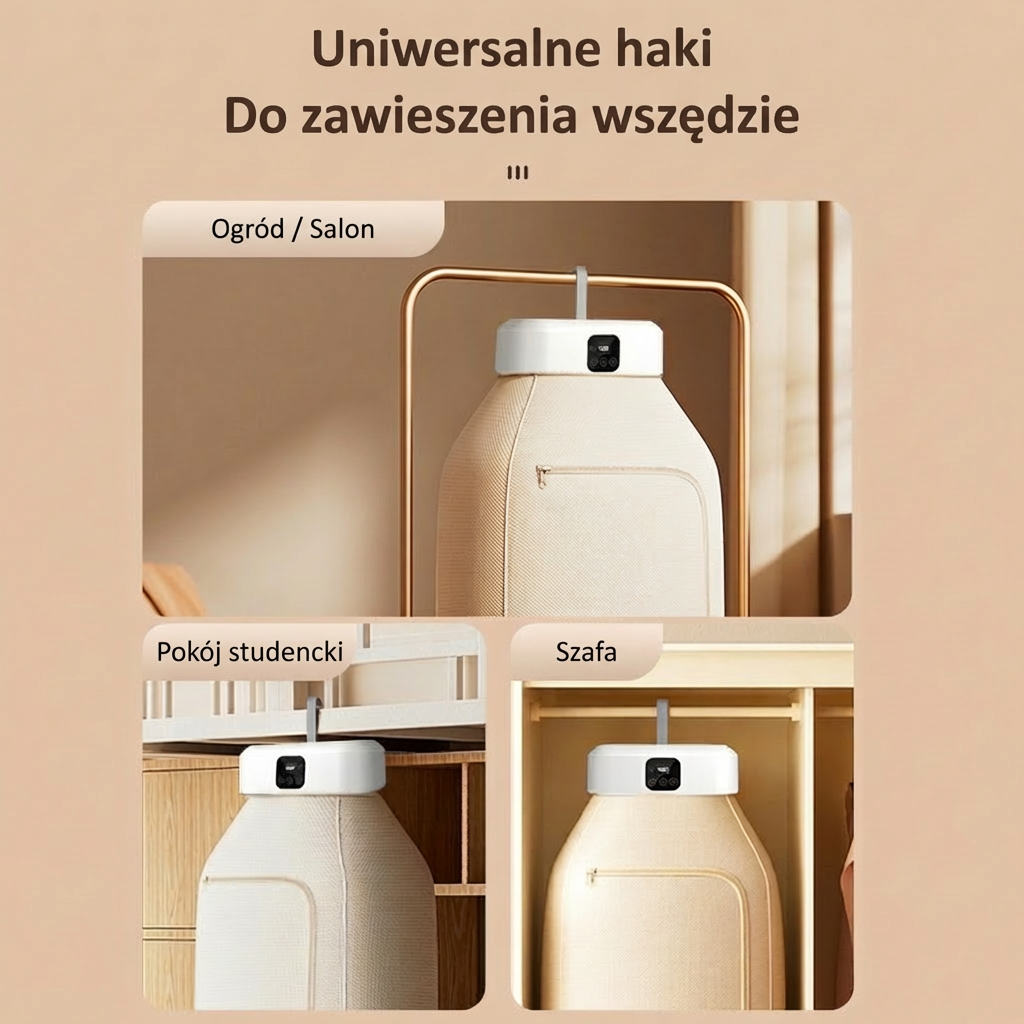 DryBox Pro - Przenośna Suszarka do Ubrań
