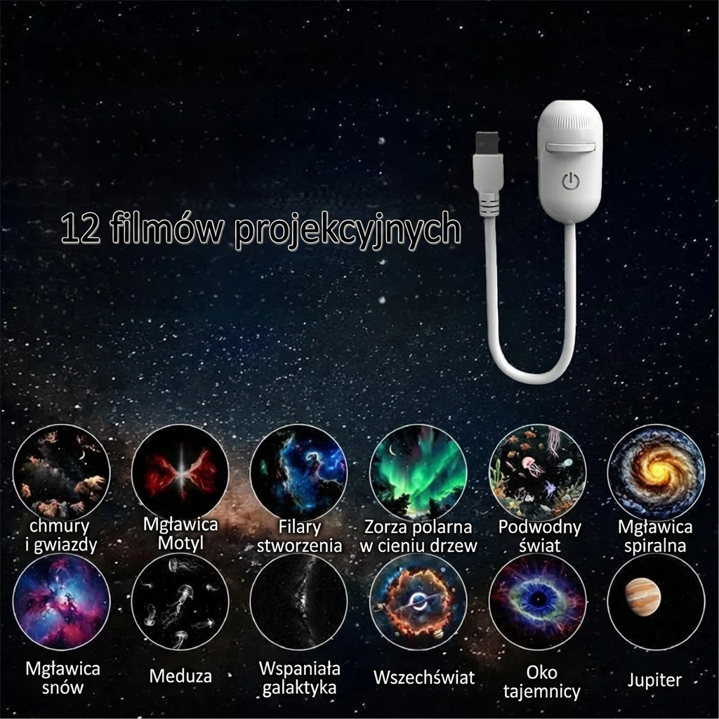 AstroLight Projektor Gwiazd